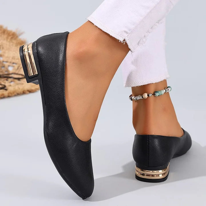 Kenzie - Leather Comfy Flat Loafers