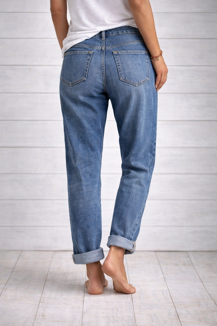 Bohumila – Stylowe Jeansy z Wysokim Stanem