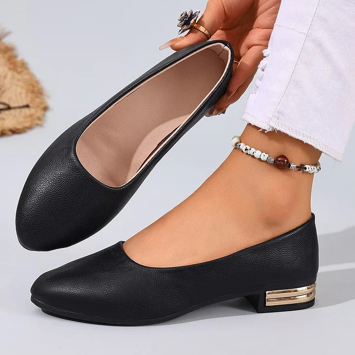 Kenzie - Leather Comfy Flat Loafers