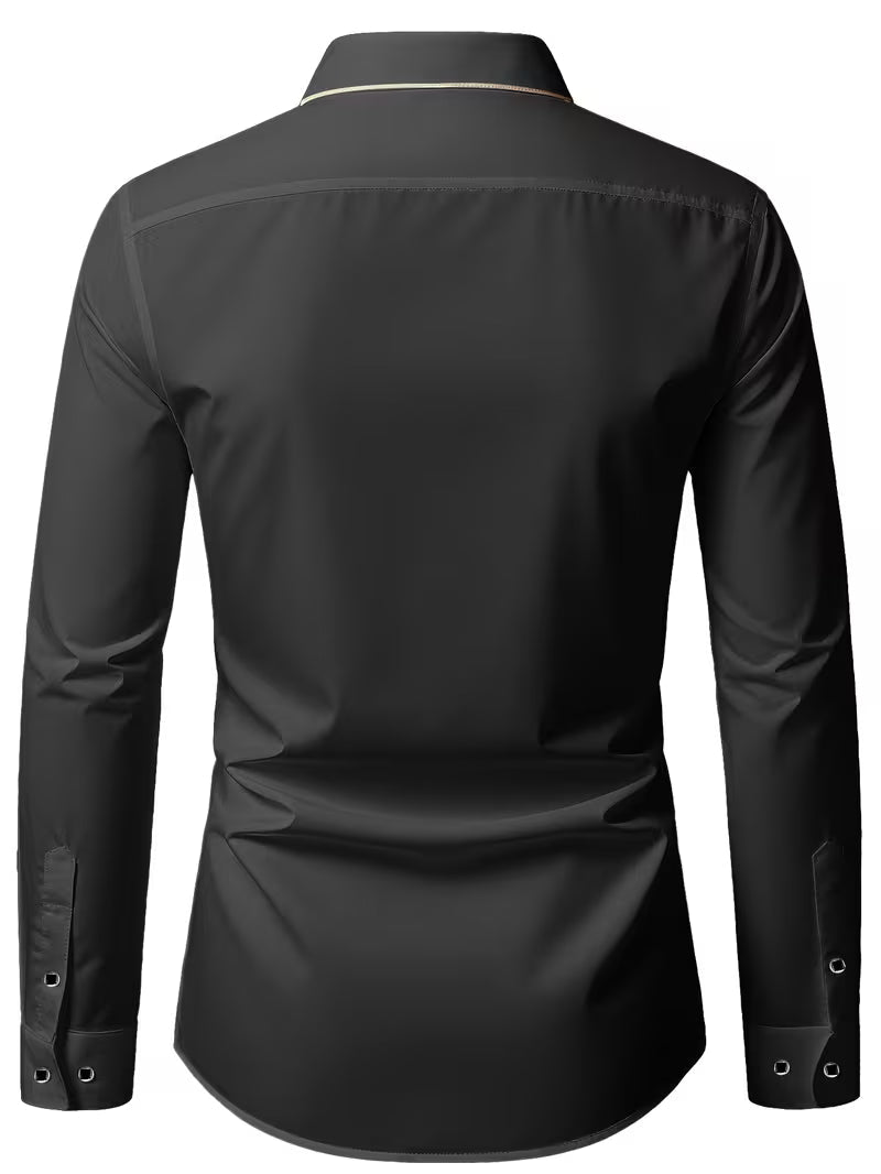 Daven – Swobodna Koszula Biznesowa o Dopasowanym Kroju