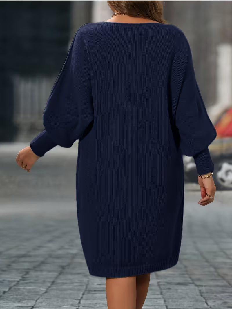 Enkeleida – Sukienka Zimowa z Geometrycznym Wzorem w Romby