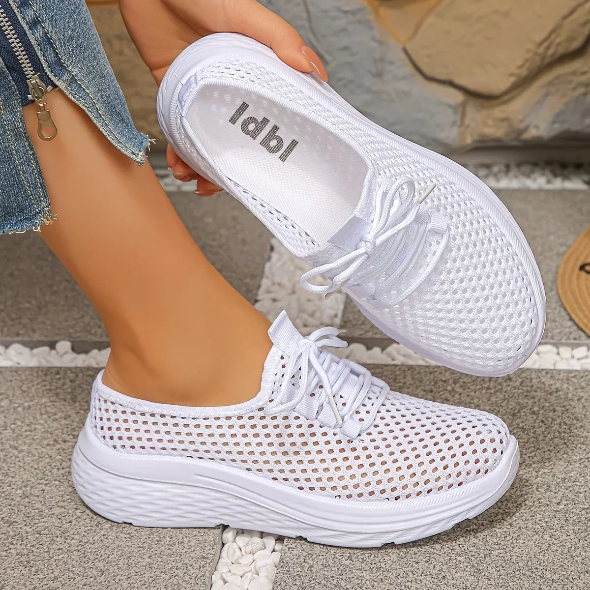 Dilrukshi - Buty Sportowe z Oddychającej Siateczki