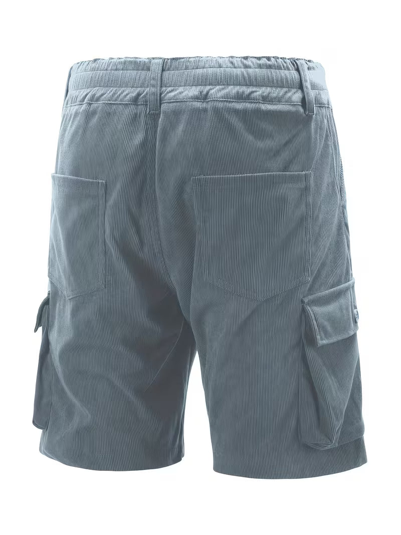 Jorit - Pantaloni Scurți ładunek Din Velur Cu Tesătură 3D