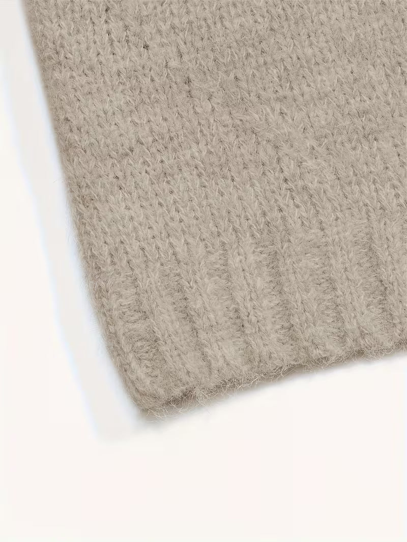 Dariya – Krótki i Miękki Sweter z Dzianiny