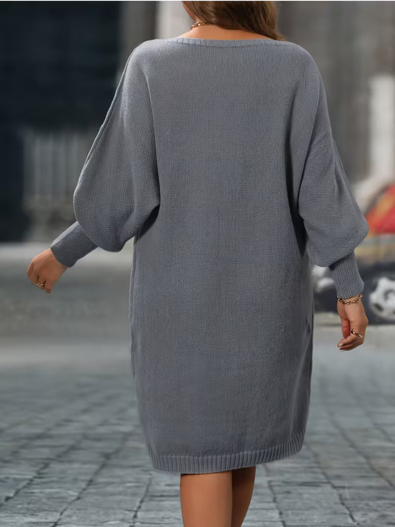 Enkeleida – Sukienka Zimowa z Geometrycznym Wzorem w Romby