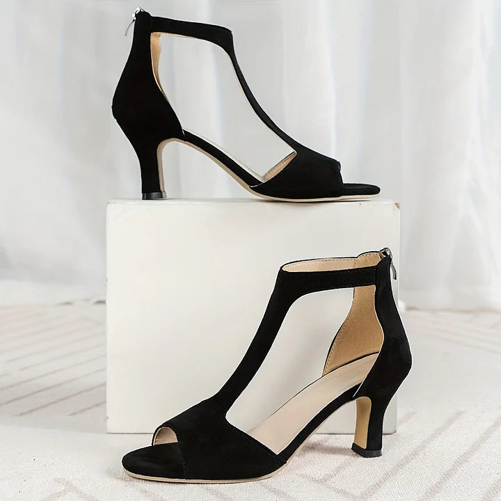 Kalysha – Szpilki z Zamkiem Błyskawicznym z Tyłu w Kształcie Ryby