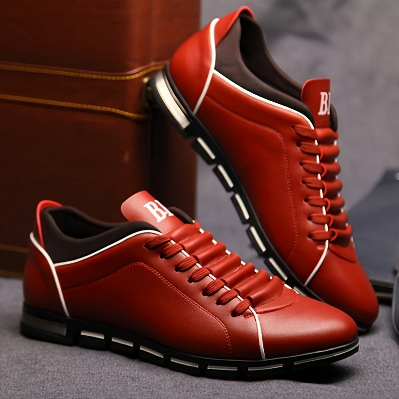 Ankan – Skórzane Sznurowane Trampki