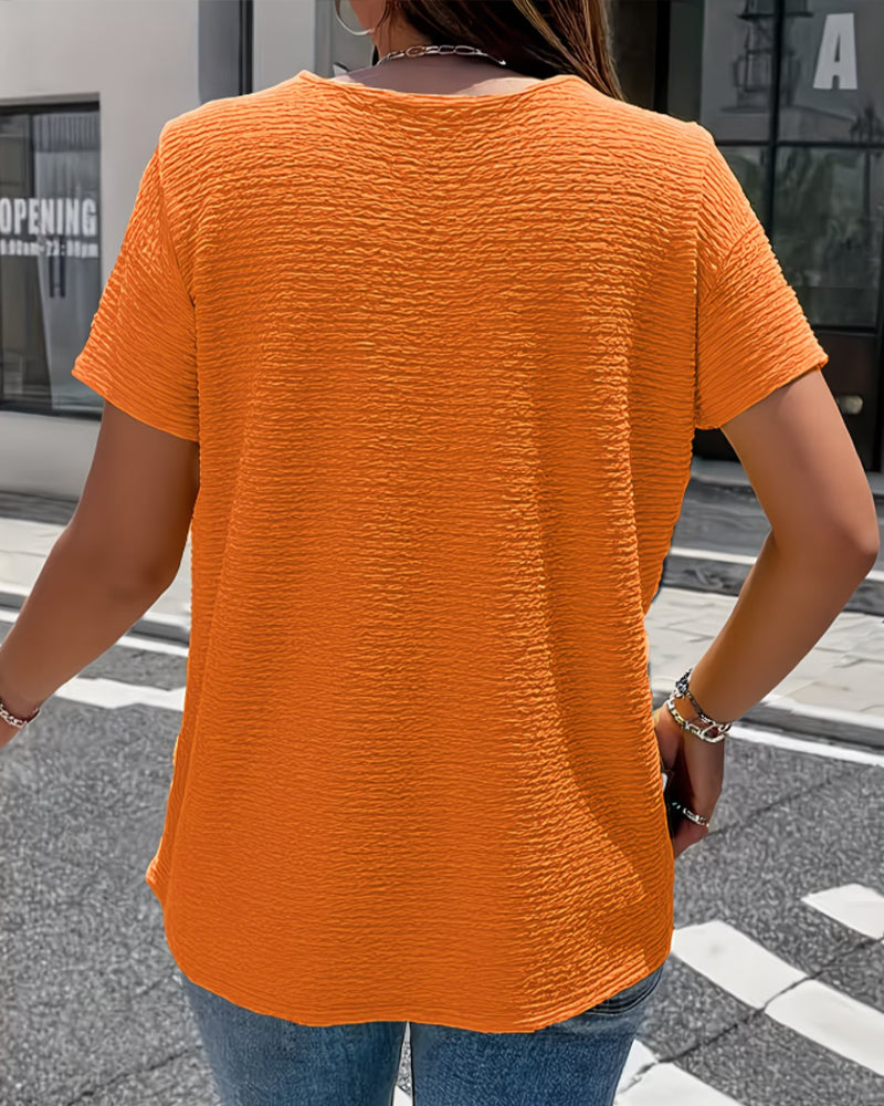 Gergina – Koszulka z Kołnierzykiem Typu Peter Pan