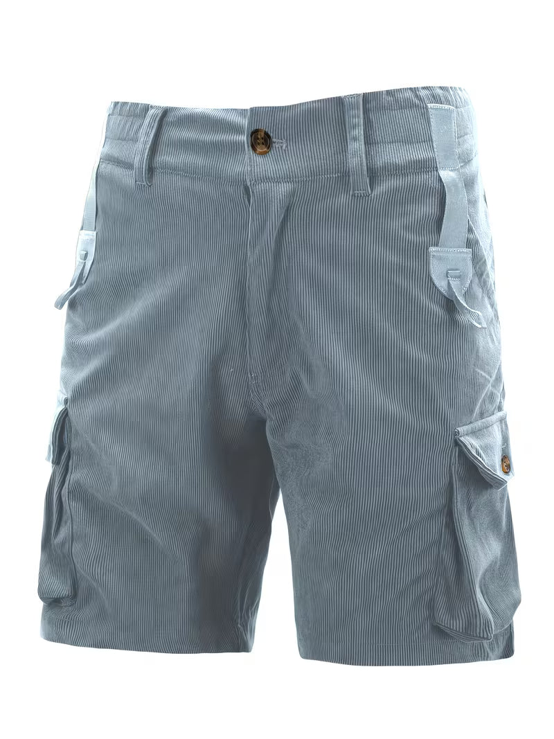 Jorit - Pantaloni Scurți ładunek Din Velur Cu Tesătură 3D