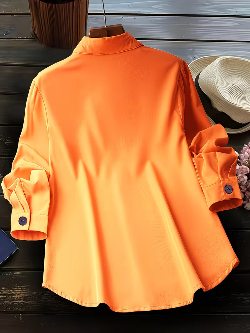 Fausta – Koszula z Długim Rękawem i Pojedynczym Zapięciem