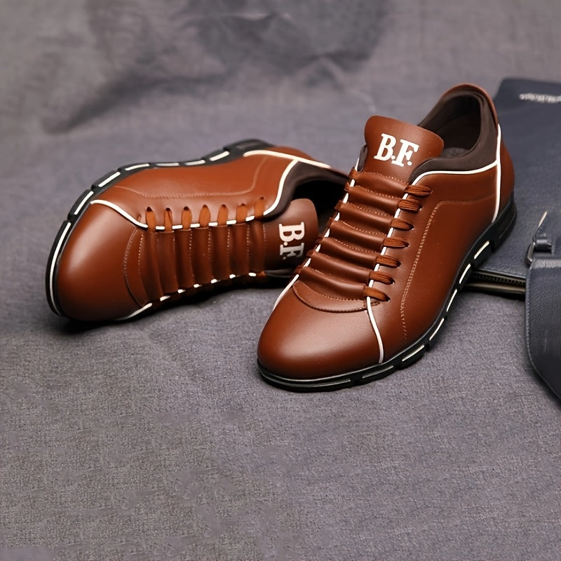 Ankan – Skórzane Sznurowane Trampki