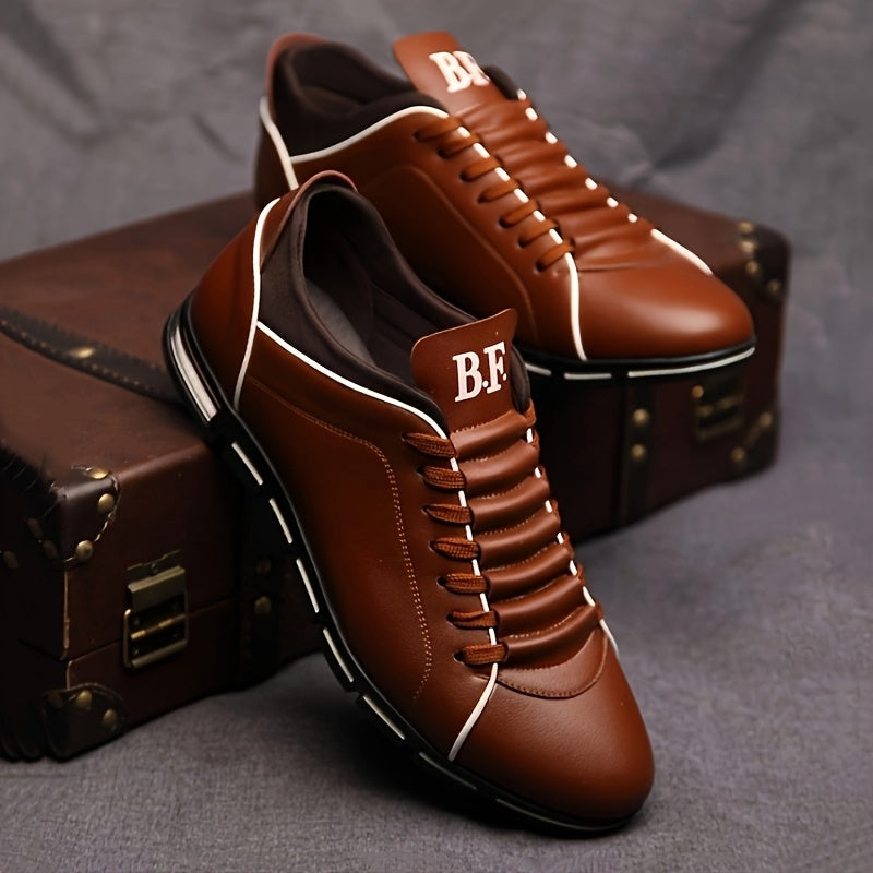 Ankan – Skórzane Sznurowane Trampki