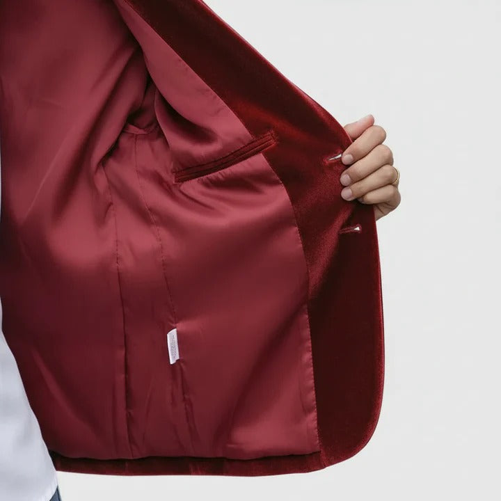 Dagmara – Jednowarstwowa Aksamitna Marynarka