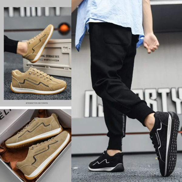 Francesco – Wygodne Sznurowane Trampki