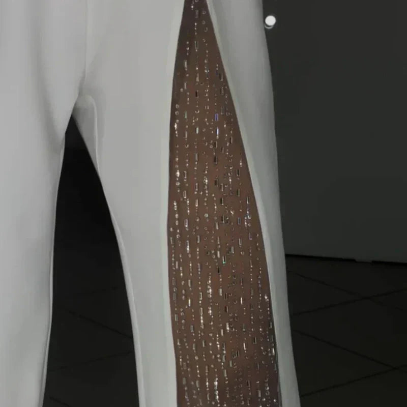 Azlina – Kombinezon z Jednym Ramiączkiem i Rozkloszowanym Dołem